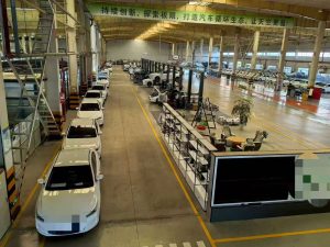 Available stock: Multiple units of the 2019 Geely Geometry A EV in white, available for immediate shipment to key African markets.