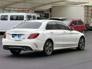 A 2020 White Mercedes-Benz 2020 C200L Fashion Sport with low mileage ( 45,100 miles), in excellent condition, ready for export overseas at any time.