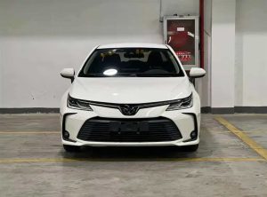 A 2021 White Toyota Corolla 1.5L Pioneer with low mileage ( 42,620 miles), in excellent condition, ready for export overseas at any time.